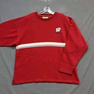 Suéter De Colección Wisconsin Badgers Para Hombres 2XL Rojo Pullover Cuello Redondo Dehen EE. UU. - Imagen 1 de 7