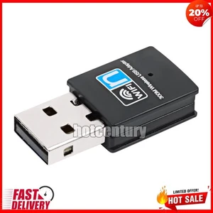 USB WiFi Adapter 300Mbps USB 2.0 WiFi Dongle 802.11 n/g/b Wireless Network Cards - Picture 1 of 12
