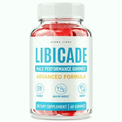 Gomas Libicade para homens - Suporte de saúde masculina para resistência duradoura 60ct - Imagem 1 de 4