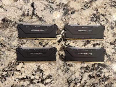 Corsair Vengeance RGB Pro ddr4 ram 64GB (16GB x 4) - Image 1 of 2