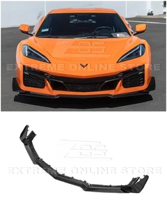 23-Up Corvette C8 Z06 | Z07 Package PAINTED CARBON FLASH Front Splitter Lip  - Picture 1 of 22