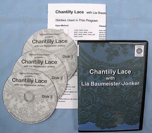 Chantilly Lace Klöppel Klöppel Anleitung DVD Set Lia Baumeister-Jonker - Bild 1 von 1