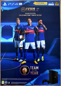 FIFA 19 RARE PS4 Pro 59cm x 84cm Promo Poster #2 - Bild 1 von 1