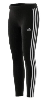 Adidas Bambini 3 Strisce Collant Ragazza Leggings Pantaloni Sport Casual GN1453 - Immagine 1 di 4