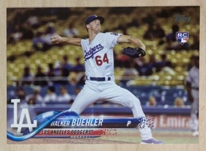 WALKER BUEHLER RC - 2018 Topps Series 1 #177 - LOS ANGELES DODGERS - Picture 1 of 2