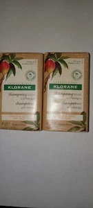 Lot Of 2 Klorane Mango Shampoo Bar 2.8oz Each Dry Hair - Picture 1 of 1