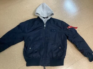 Alpha Industries Bomberjacke Dunkelblau XL gebraucht - Bild 1 von 21