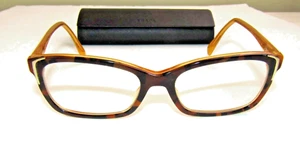 PRADA ITALY VPR 230 54-17-140 Tortoise Shell Eyeglass Sunglass Frames Womens - Picture 1 of 17