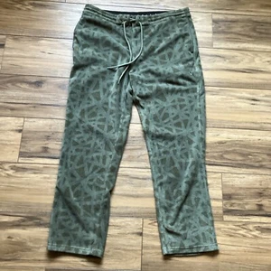 Vissla Eco-Zy Sofa Surfer Upcycled Polyester Fleece Pants Joggers Men's XL Green - Picture 1 of 13