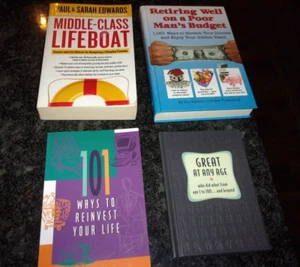 SELF HELP BOOKS SET OF 4 - RETIREMENT - CAREER - FINANCES - COUNSELING AND MORE - Picture 1 of 5
