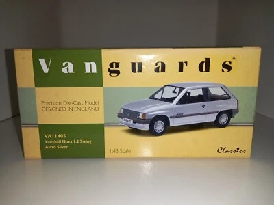 Very Rare Corgi Vanguards VA11405 Vauxhall Nova 1.2 Swing Astro Silver 3 Door  - Image 1 of 4