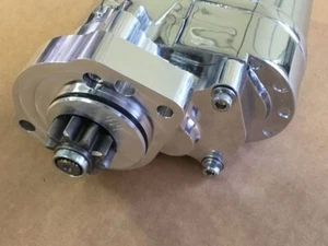 Big Dog Motorcycles BILLET nose CHROME 2.0kw starter ALL 2005-11 models RSD DSSC - Picture 1 of 9