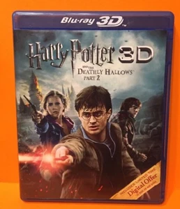 Harry Potter and the Deathly Hallows Part II 2 3D/Blu-ray 2012 Movie 2-Disc Set - Picture 1 of 5