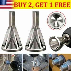 Broca de bisel externo de desbarbado de acero inoxidable de 2 piezas herramienta de reparación para quitar rebabas - Imagen 1 de 10