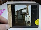 HISTORIC Glass Magic Lantern Slide ELP DeBeers Mr Johes GATE OF DeBeers MINE