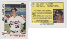 1990 Best Birmingham Barons Ken Berry #28