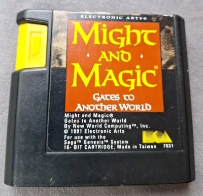 Might and Magic: Gates to Another World. (Sega Genesis, 1991)  - Image 1 of 4