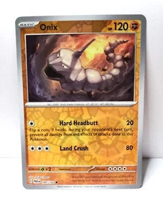 Pokémon TCG - ONIX - Reverse Holo - 090/182 - Paradox Rift - NM/MINT - Bild 1 von 1