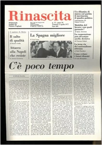 Rinascita settimanale fondato da Palmiro Togliatti n. 15 15 aprile 1977 - Picture 1 of 1