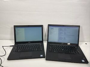 Lot of 2 Dell Latitude , i5 7th/i7 8th Gen, 8GB RAM, Boots to BIOS, See Discr.