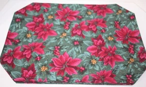 6-teiliges Set Weihnachten Feiertage Rechteck Tischsets 12" x 17" Esszimmer Küche EUC - Bild 1 von 4