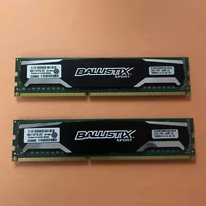 Ballistix Sport 8GB (4GBx2) DDR3-1600 Model Number BG112TS XC Untested - Picture 1 of 4