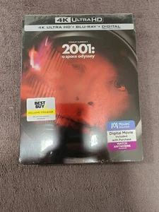 2001: A Space Odyssey 4K UHD/Blu-ray Best Buy Exclusive SteelBook Factory Sealed - Picture 1 of 6