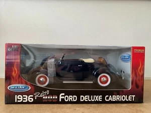 WELLY FORD DELUXE CABRIOLET 1936 1/18 EN BOITE C5 - Imagen 1 de 4