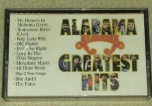 ALABAMA greatest hits - Old Cassette Tape - Picture 1 of 2