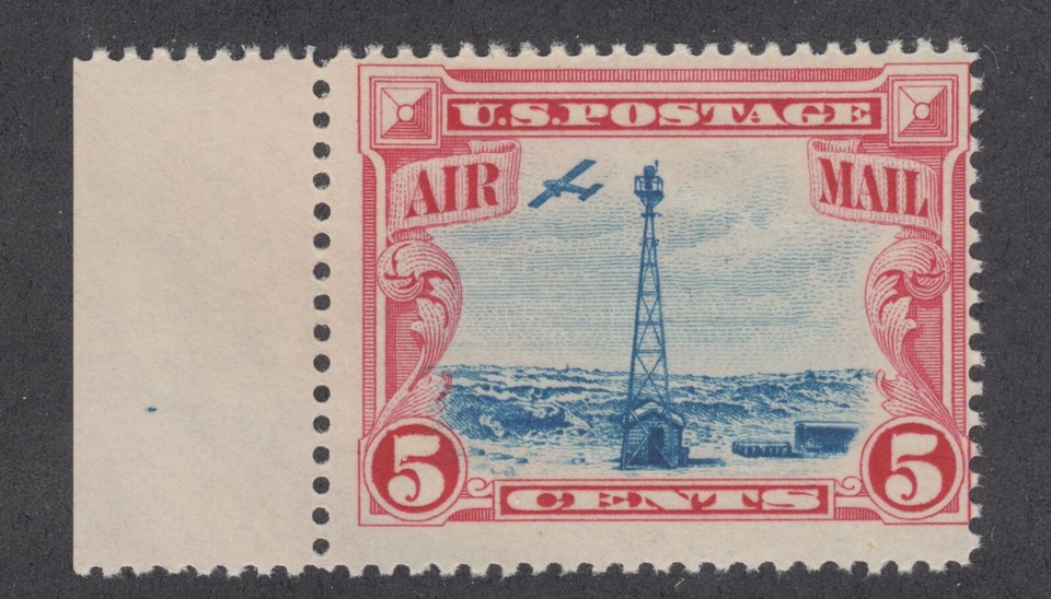 US Sc C11 MNH. 1928 5c Beacon, sheet margin example, F+ - Image 1 of 1
