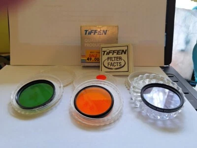 Hakuba and Tiffen  Filters 55MM -  In  Containers,  Includes  Instruction Manual - Image 1 of 4
