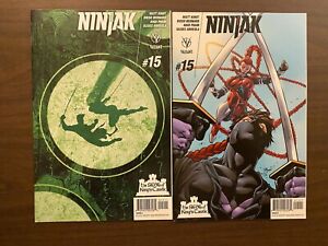 Ninjak vol.3 #15 2016 w/Variant High Grade 9.6 Valiant Comic Book Set CL72-92