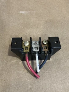 Whirlpool Dryer Terminal Block 690261 OEM Genuine Amana Black FAST SHIPPING - Picture 1 of 9