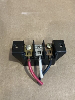 Whirlpool Dryer Terminal Block 690261 OEM Genuine Amana Black FAST SHIPPING - Image 1 of 4