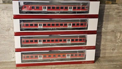 ESU - Pullman H0 n-Wagen Set 36514-36517 Verkehrsrot "DB REGIO" +Neu - Bild 1 von 4
