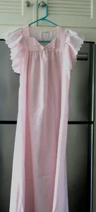 NWOT Vtg Gilligan O'Malley Cottagecore Night Gown Prairie Trad Sz S Ruffle - Picture 1 of 4