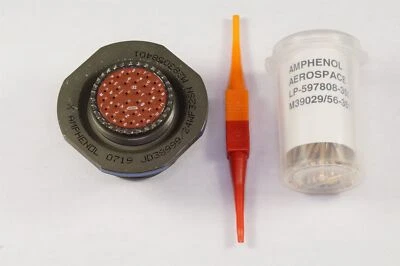 D38999/24WF32SN Amphenol Circ Connector Jam Nut w/ Fem Contacts 32 Pos 19 Shell - Image 1 of 3
