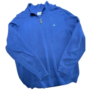 Southern Tide 100% Cotton Quarter Zip Long Sleeve Pullover XL - Picture 1 of 8