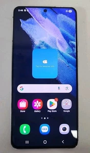 Samsung Galaxy S21 5G - 256GB - White - SM-G991N *FAULTY BACK GLASS* - Picture 1 of 12