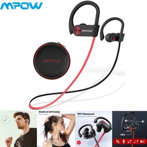 Wireless Bluetooth Headphones Sports Earphone Gym Earbuds Ear Hook Waterproof - Picture 1 of 24