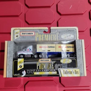 MATCHBOX Premier Rigs Series 2 1997 American Airlines Ford Aeromax Container - Picture 1 of 5