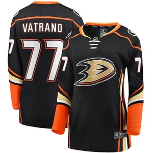 Women's Fanatics Frank Vatrano Black Anaheim Ducks Home Breakaway Player Jersey - Picture 1 of 3