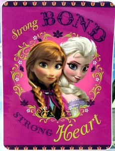 Disney Frozen Throw Blanket - Soft Fluffy & Warm - 60"x80" - Elsa & Anna - Picture 1 of 4