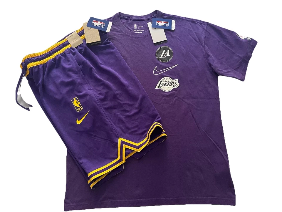 Los Angeles Lakers NBA Nike Courtside DNA Shorts LA Basketball M