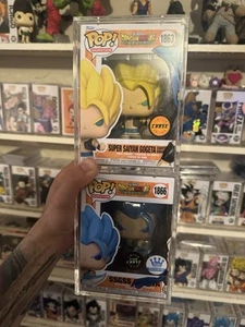 Funko Pop! CHASE - SSGSS Gogeta #1866 y Gogeta SSJ Chase (incluye diseño) - Imagen 1 de 14