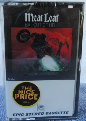 New-Sealed/Unused - Meat Loaf Bat Out of Hell Cassette (October 1990, Epic) - Image 1 of 4