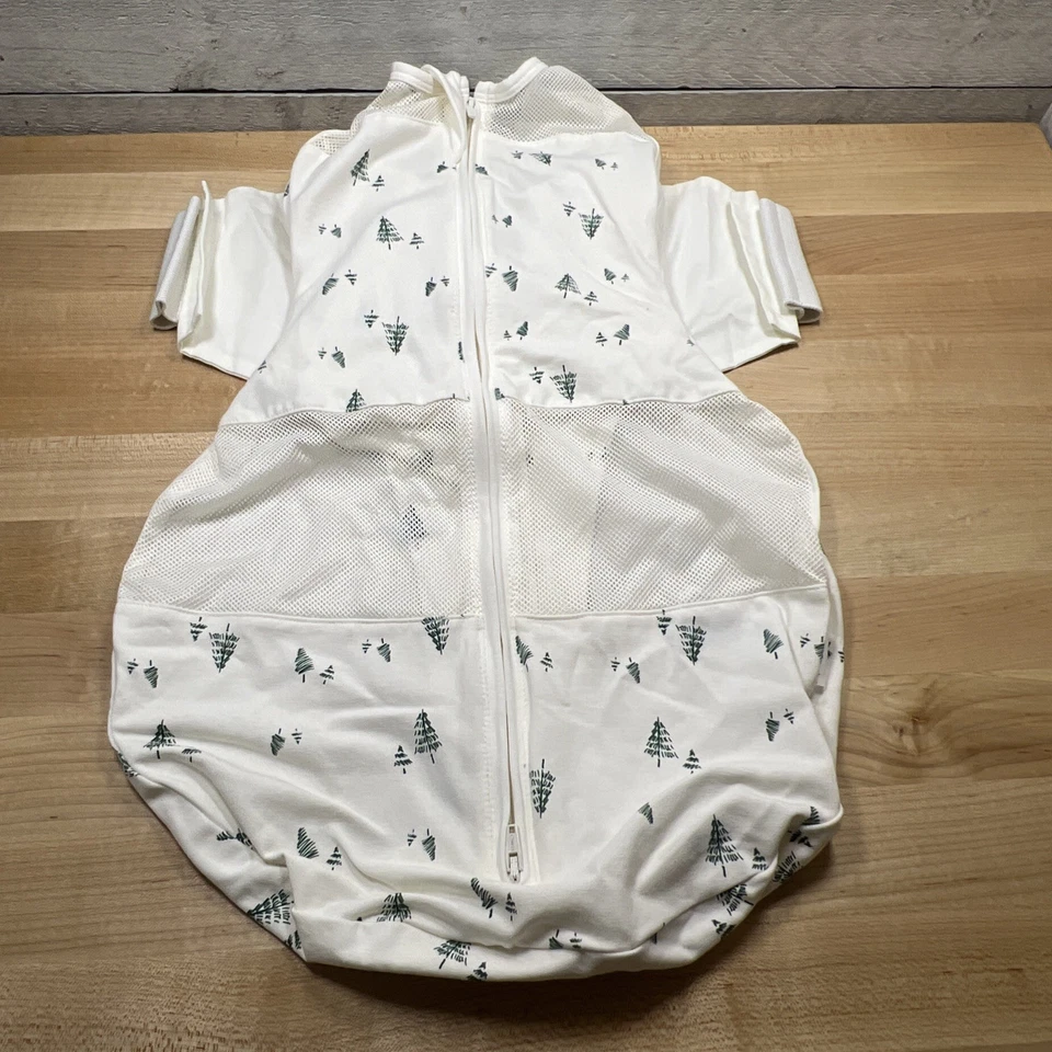 Manta de saco de dormir Happiest Baby SNOO blanca crema, pequeña 100 % algodón Foto 1 de 4