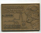  Motorsportclub Heibronn Plakette Historic 2009 Bronzestufe 70 x 100 mm  (T215)