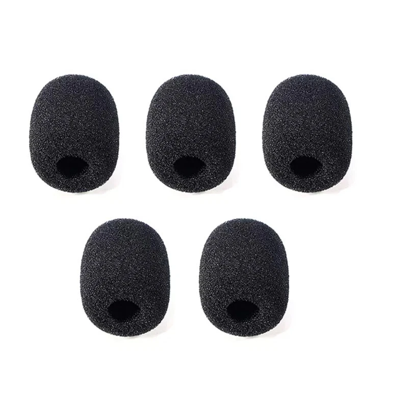 5Pcs Windscreen For Shure MX418D MX412D WB98H Gooseneck Microphone Foam Cover - Image 1 of 1