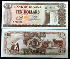 Guyana 10 Dollars Banknote World Paper Money UNC Currency Bill Note